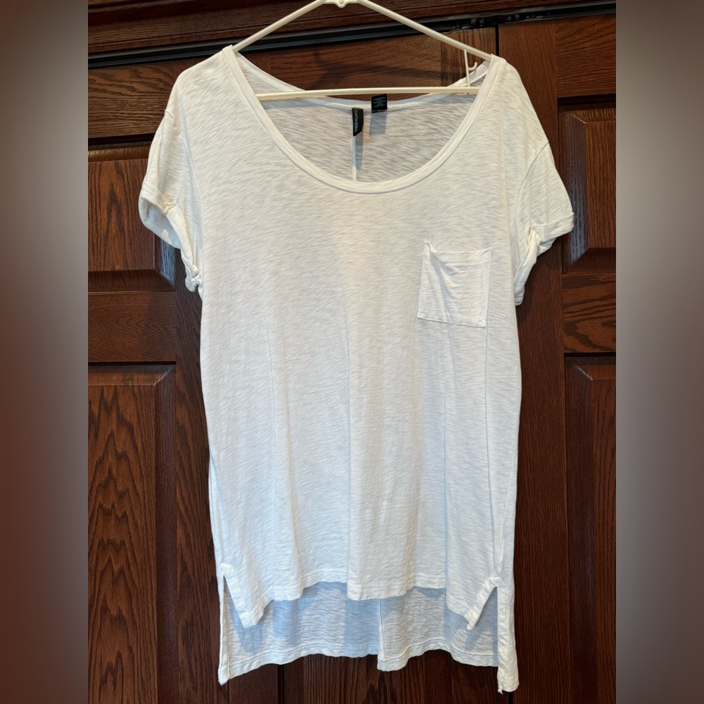 New  WOMENS TEE CYNTHIA ROWLEY BOATNECK TEE LARGE